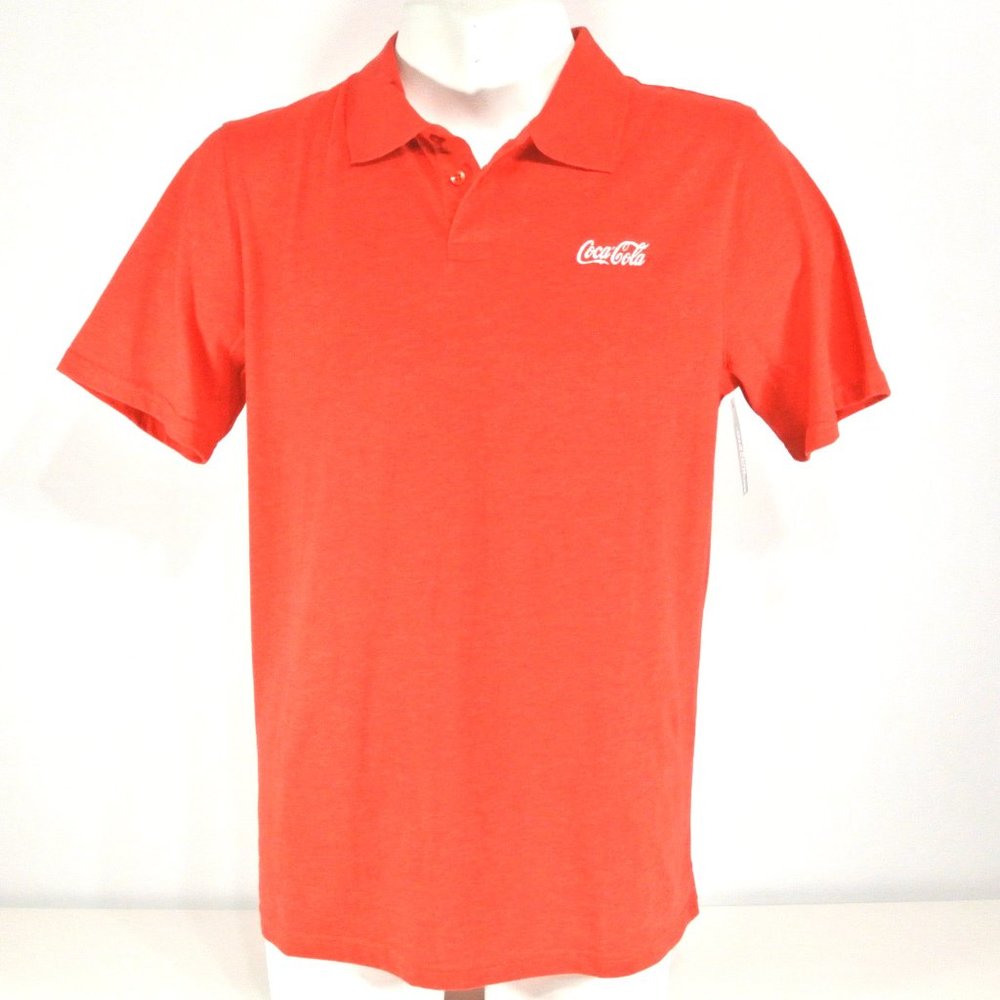 COCA-COLA Merchandising Employee Uniform Polo Shirt Red NEW Size XL